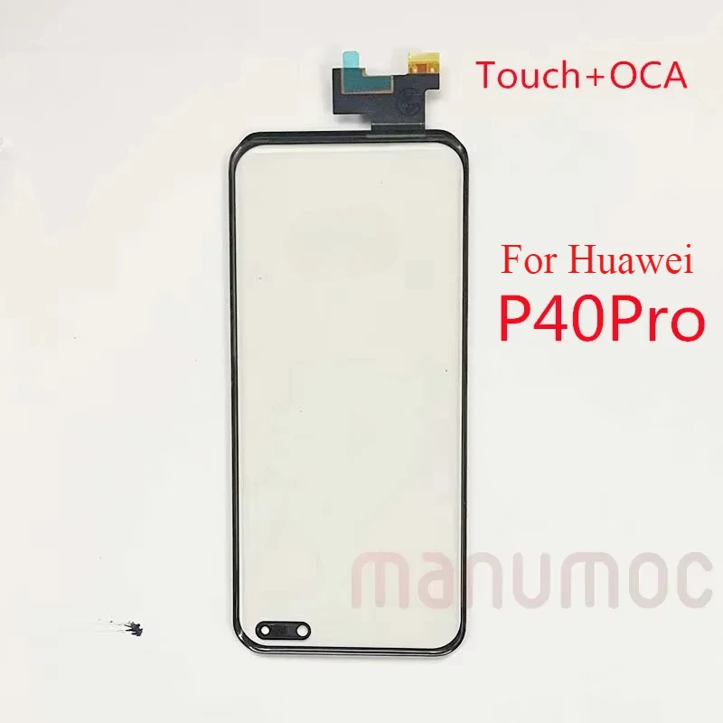 Front Glass With Touch Digitizer With OCA For Huawei P40 Pro LCD Screen Repair