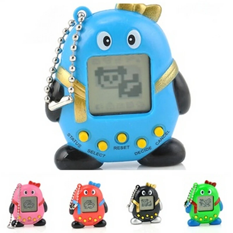 

168 Virtual Pets In One Penguin Electronic Batter Digital Machine Pet Kids Interactive Robot Gift Toy Game 5 Styles
