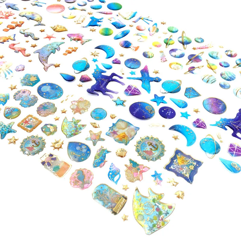 

Dreamy 3D Epoxy Sticker Pretty Star Animal DIY Scrapbook Handbook Journal Stationery Decor Mobile Phone Sticker Gift for Kids