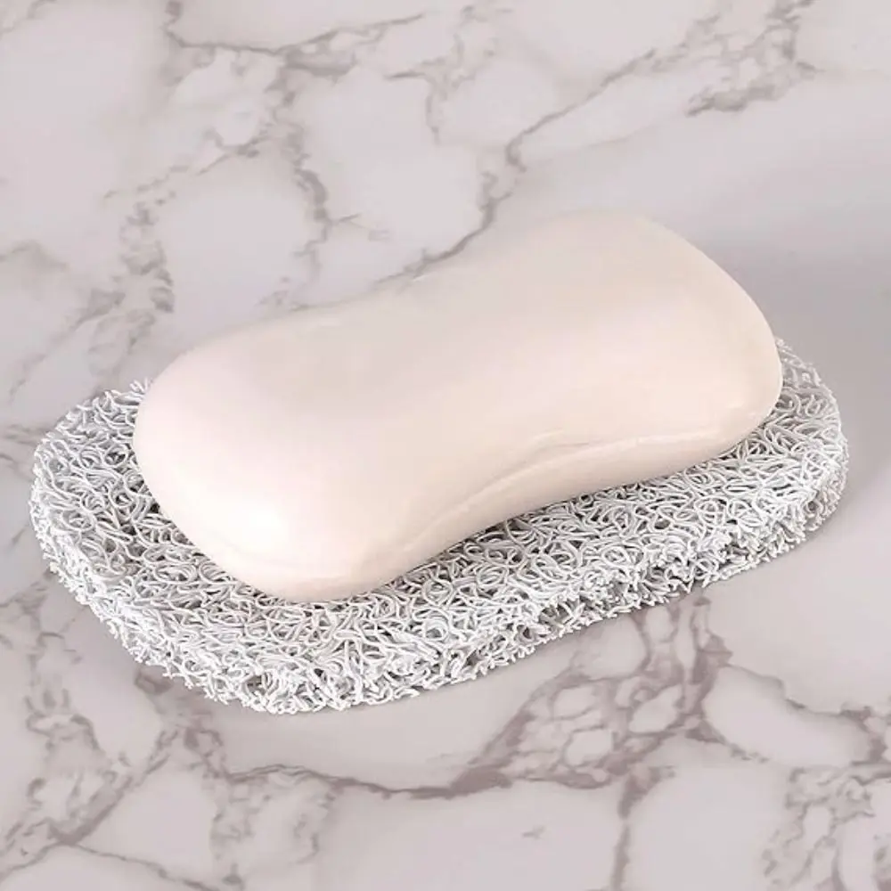 Description Picture 5 of itemPVC Soap Holder Pad New White Drained Soap Savers Pads BPA-Free Easy to Clean Soap Dish for Shower Kitchen Bathroom