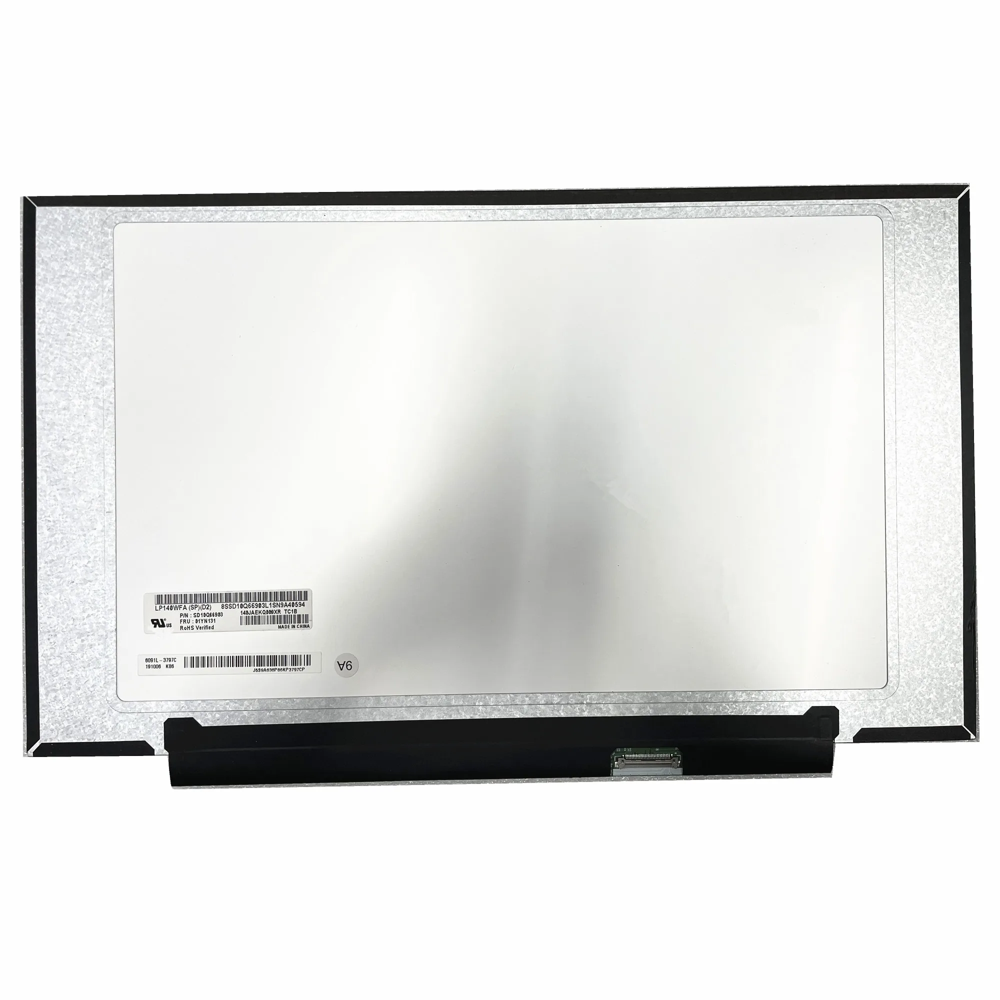 

LP140WFA-SPD2 fit LP140WFA-SPD1 SPD3 SPD4 SPF1 SPF2 SPC1 NV140FHM-N48 14.0'' Laptop LCD Screen Display 1920*1080 EDP 30 Pins