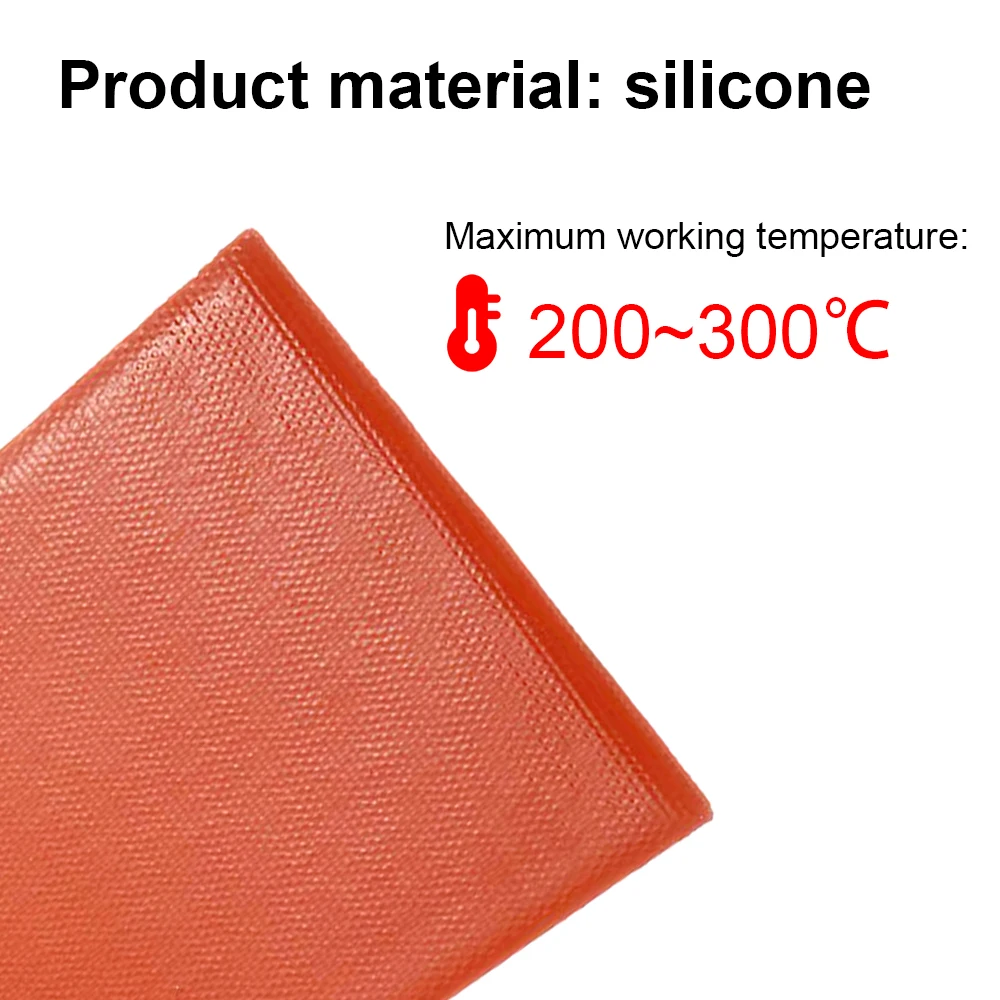Silicone Heater Pad 12V 15W Car Fuel Engine Oil Tank Heating Mat 50x100mm