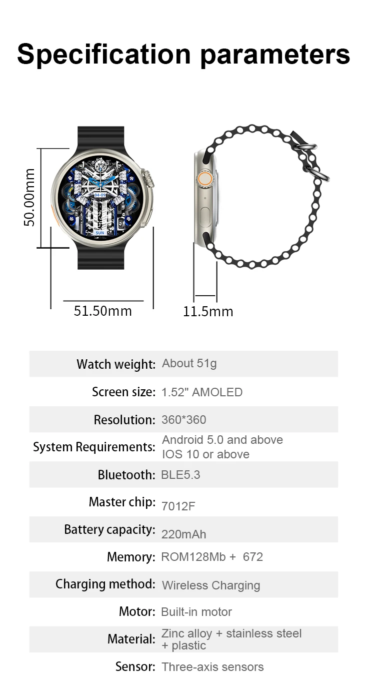 Z78 Ultra Smartwatch | Premium quality