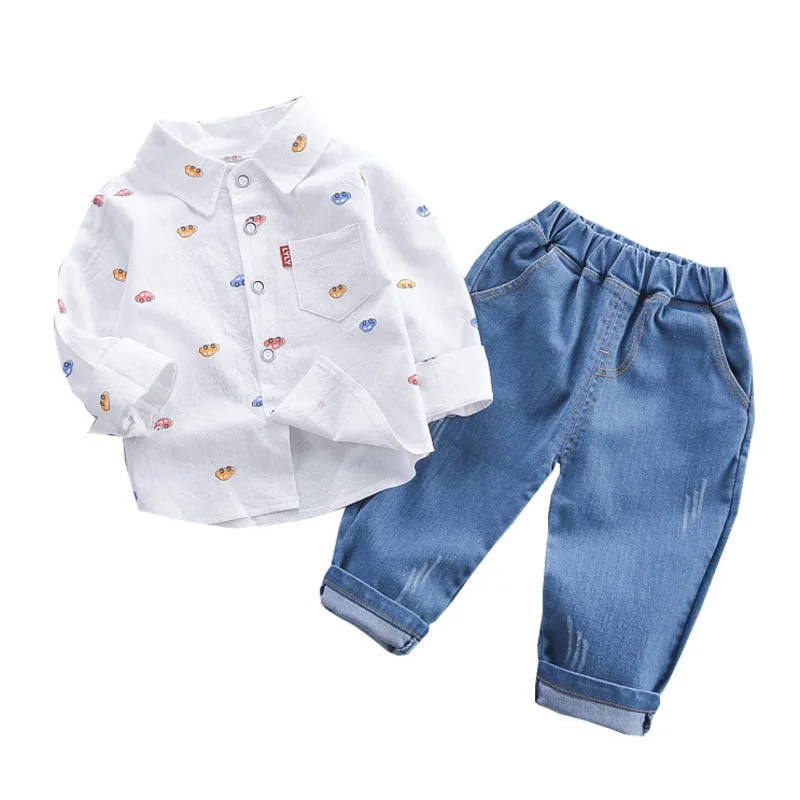 

New Spring Autumn Baby Clothes Suit Infant Outfits Children Boys Shirt Pants 2Pcs/Sets Toddler Casual Costume Kids Tracksuits
