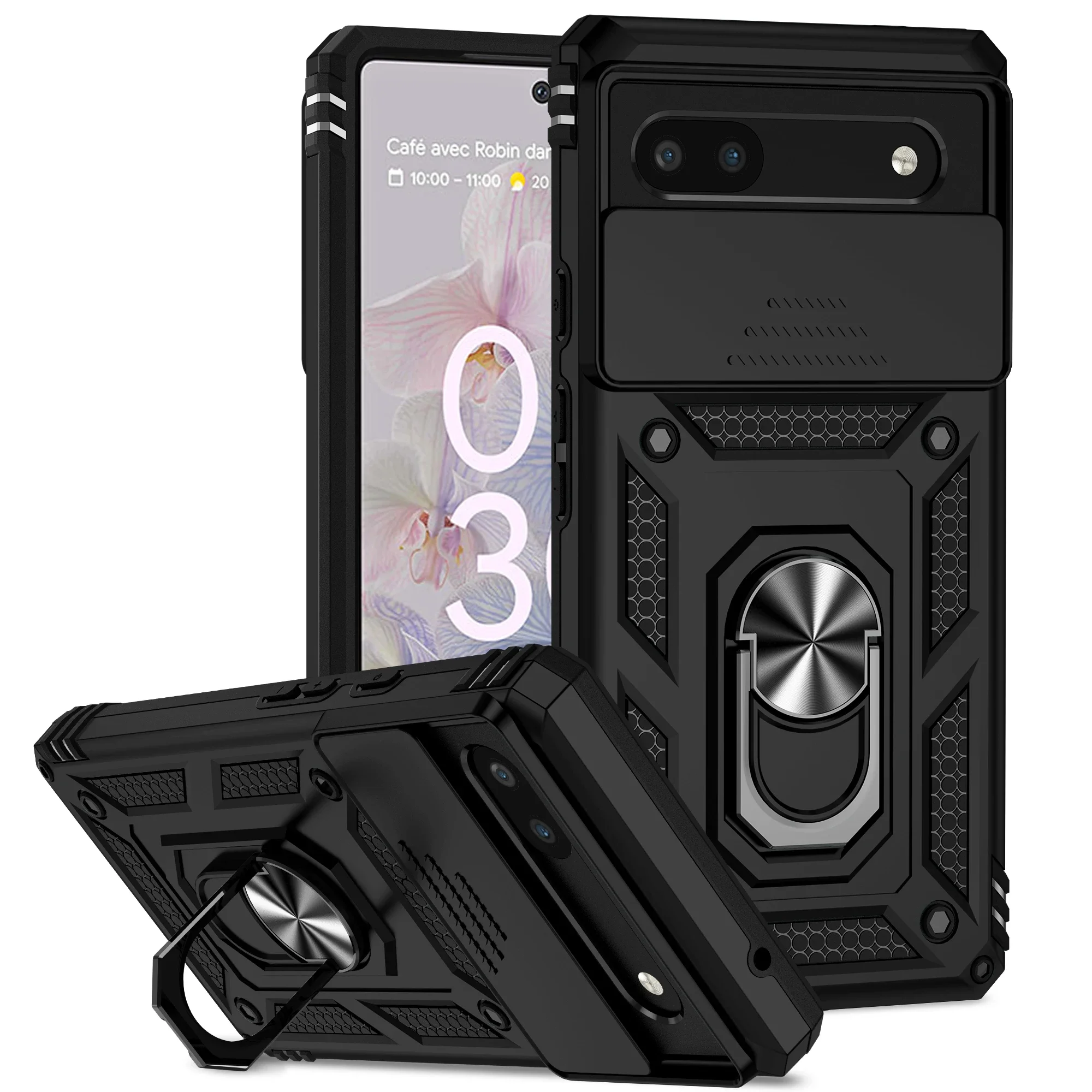 Funda De Teléfono Torras Magnética A Prueba De Golpes Para Google Pixel