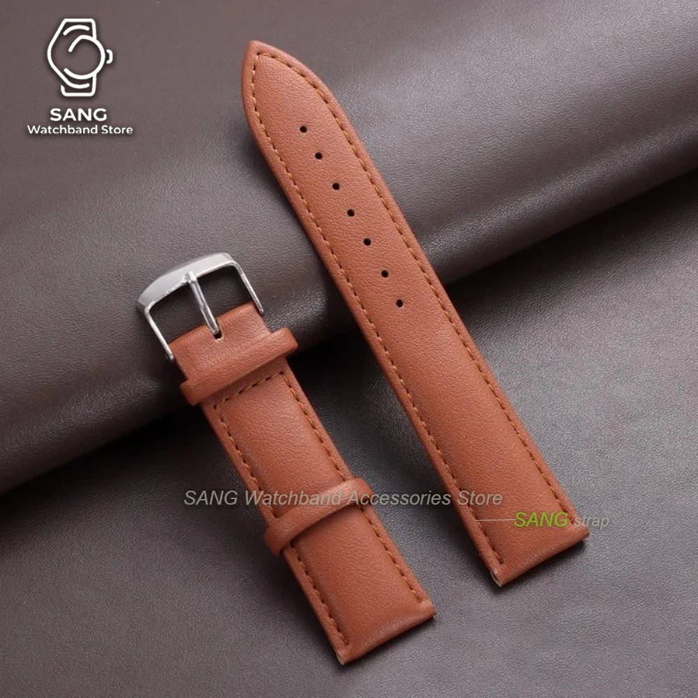 Versatile Soft PU Leather Watch Band Straps