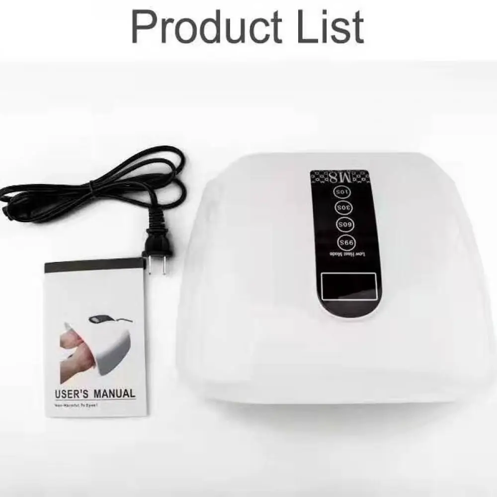 Mini Nail Dryer Machine Portable 48 LED UV Lamp Portable Home Manicure Lamp for Gel Based Manicuring Nail Tool Salon Equipment 6