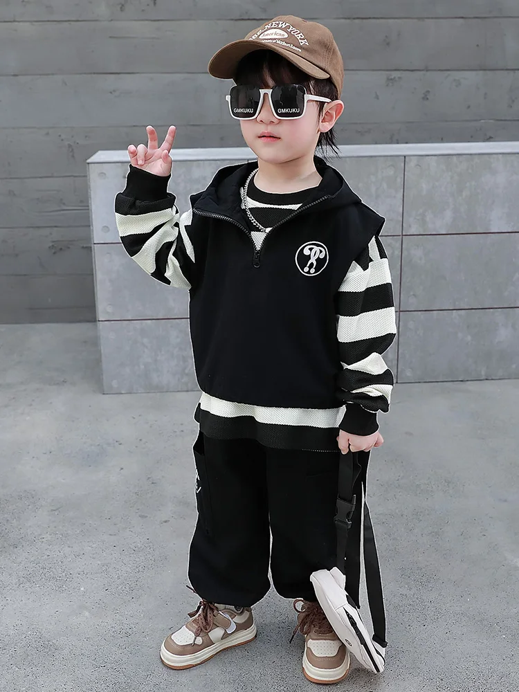 

Children's Clothing Boys Spring Set Baby Clothes Boys And Children Spring And Autumn Three Clothing Set Baby Boy Clothes