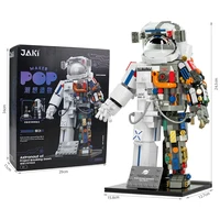 Technical Creative Space Aerospace Figures Building Block Spaceman MOC Model Assemble Space Astronaut Bricks Toys For Kids Gifts 4
