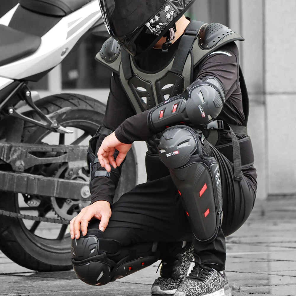 Wosawe Motorrad Ganzkörper panzerung Moto Schutz ausrüstung Brust