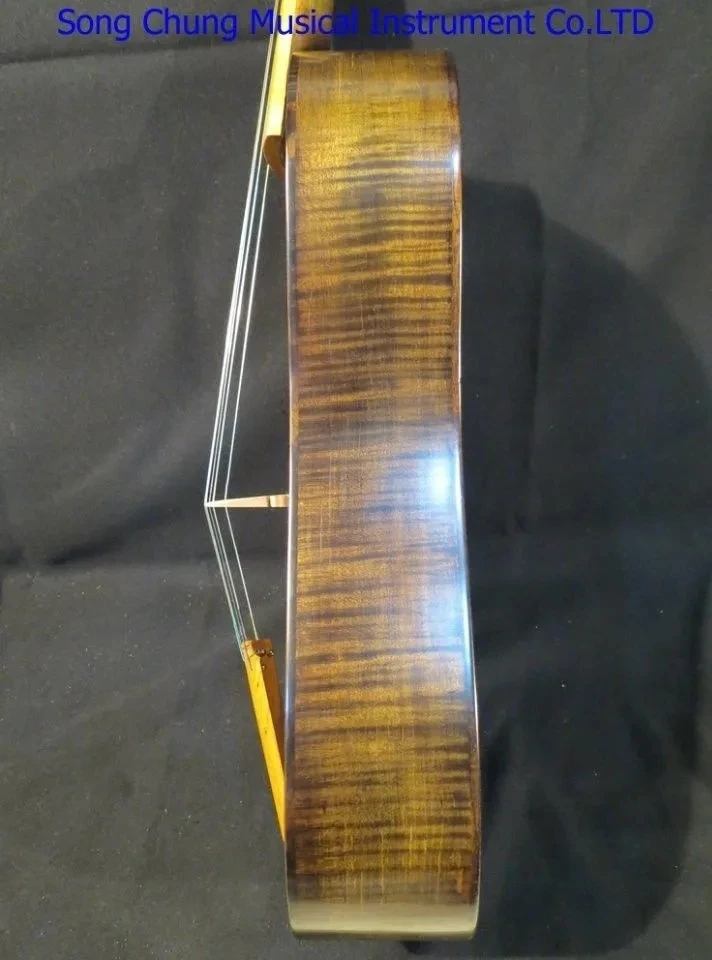 5 strings 15 3/4 " vioia,Copy of old instrument medieval Fiddle powerful sound#7840