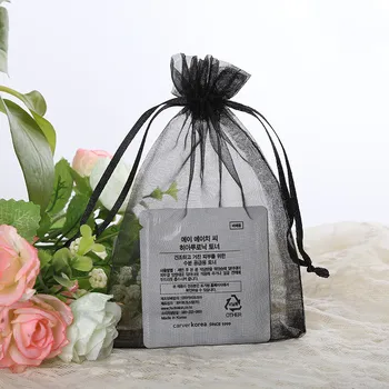 10/50pcs 7x9 9x12 10x15 Organza Bag Drawstring Packaging Bags Gift Wedding Party Decoration Jewelry Packaging Pouches 50% 1