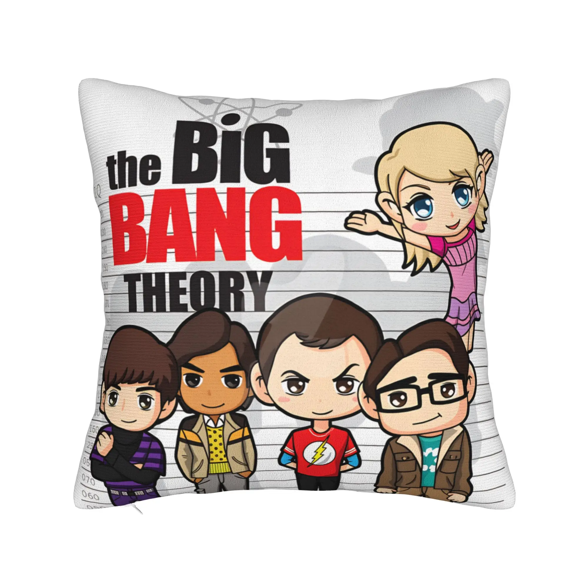 Funny TV Show-Inspired Pillowcase - Soft and Kawaii Decor for Couch, Sofa, or Bedroom
