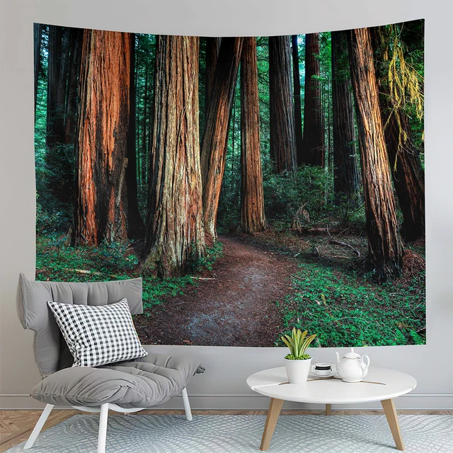 Llamazing Forest Tapestry 78x60