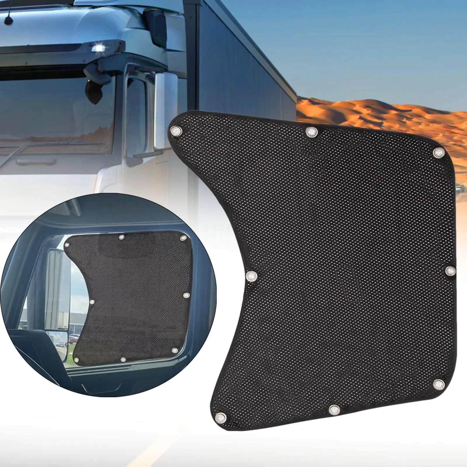 Truck Window Shade Side Window Shade Interior Protection Glare Cover Easy Install