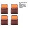 4 Pcs Chair Leg Cover Anti-Slip Scratch-resistant Silicone Table Leg Floor Protectors With Felt For Furniture Hardwood Floors 5