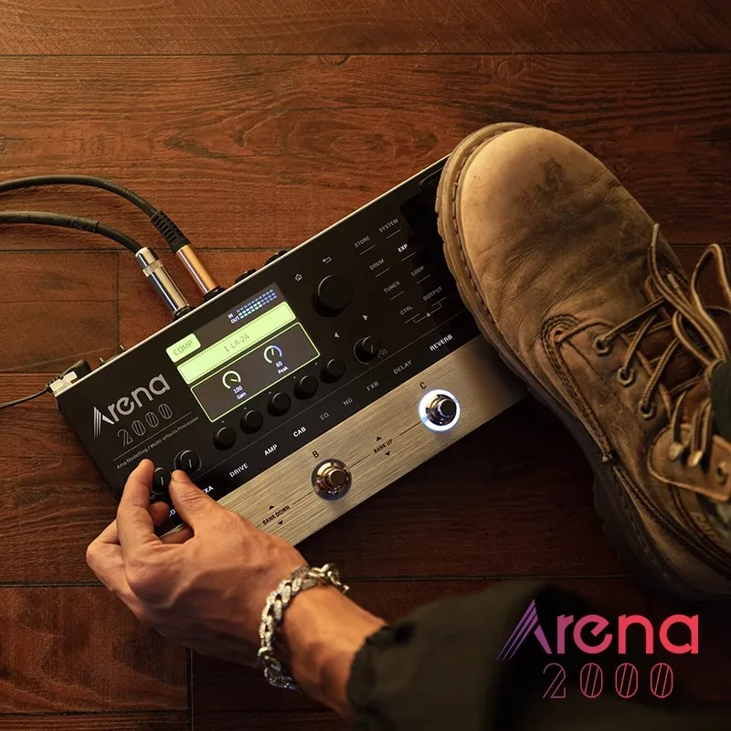 Donner Arena2000 Pedale Multieffetto Per Chitarra - 278 Effetti, 100 IR, Looper E Drum Machine Per Studio E Palco - Foto 8