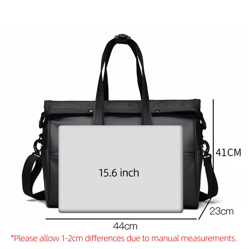 34L-41L Waterproof Sport Fitness Pack Expandable Yoga Bag Travel Bag Dry Wet Separation Luggage Handbag Men Commute Shoulder Bag 2