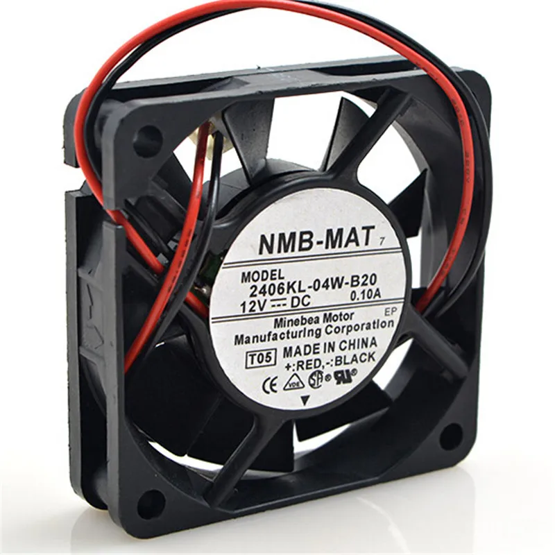 CPU ������ �ð� ��ǳ��, NMB-MAT 2406KL-04W-B20 DC 12V 0.1A 6cm 6015 60x60x15mm