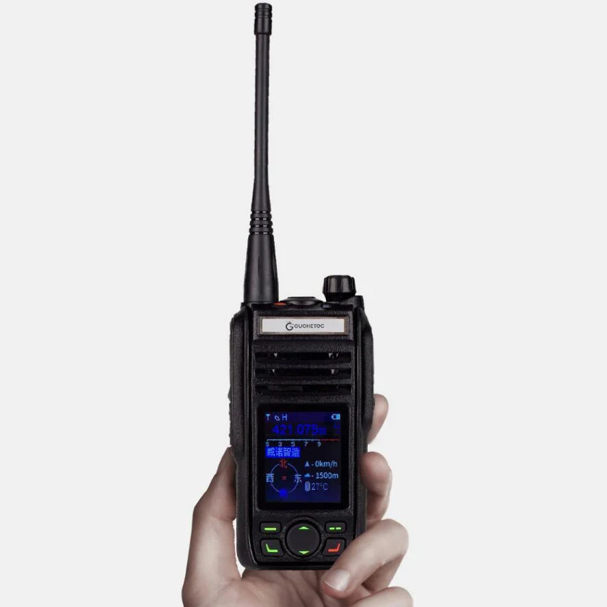 GUOHETEC GH-N75 Splashproof Walkie Talkie Handheld Transceiver GPS Display Position With USB Battery Outdoor Tourist Rescue