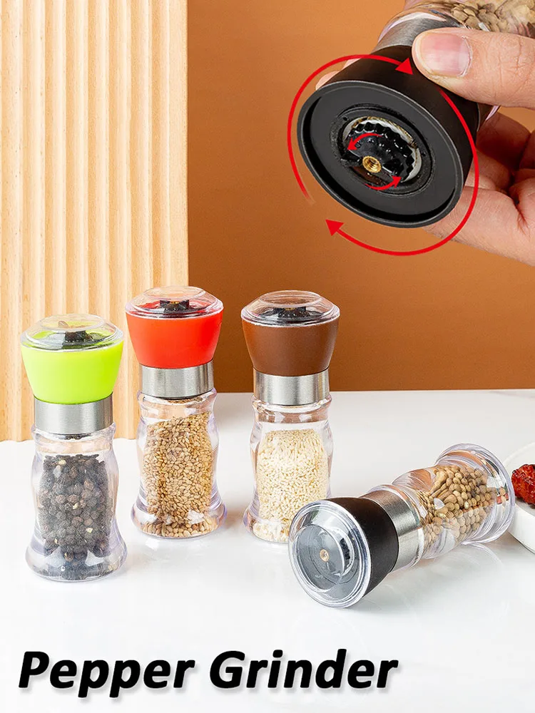 Hot New Handy Manual Mill Pepper And Salt Grinder Seasoning Peper Spice Grain Mills Porcelain Grinding Core Mill Kitchen Tools