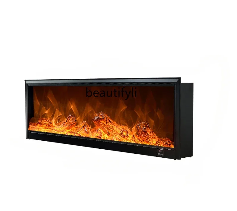 

Customized Bluetooth Decorative Fireplace Core Embedded Home Simulation Flame Hotel Villa Living Room Electric Fireplace Heating