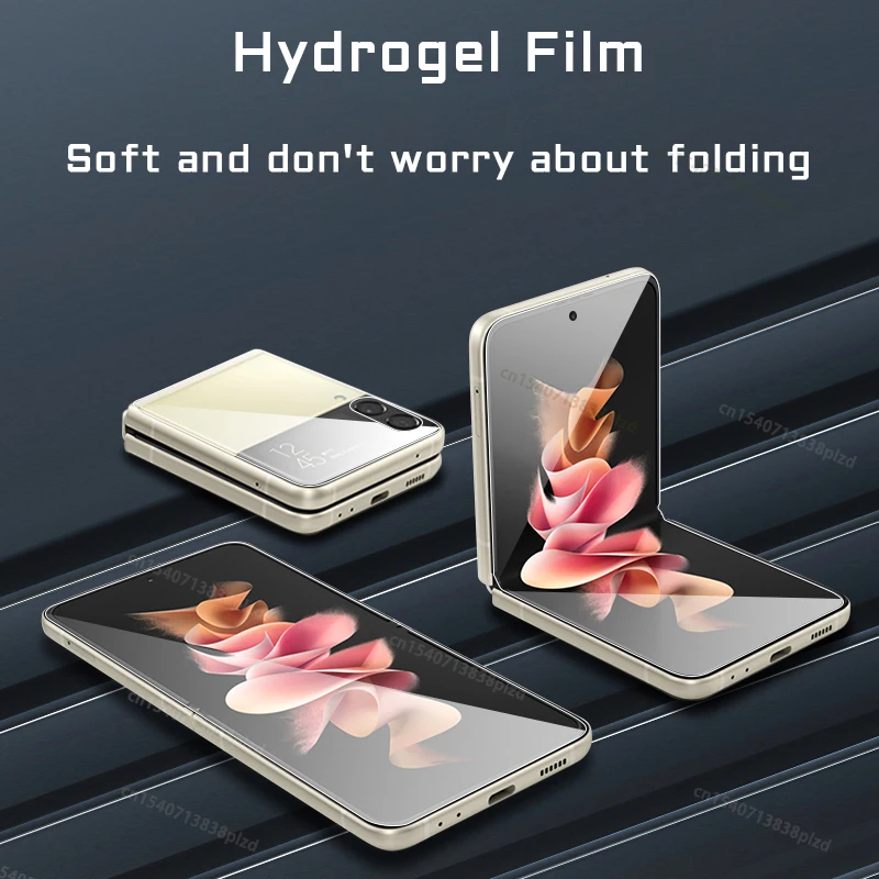 Diamond Film For Samsung Galaxy Z Fold 5 4 5G Screen Protector Flip 3 2 Front Back Fold4 Fold5 Fold2 Flip4 Flip5 ZFold Not Glass