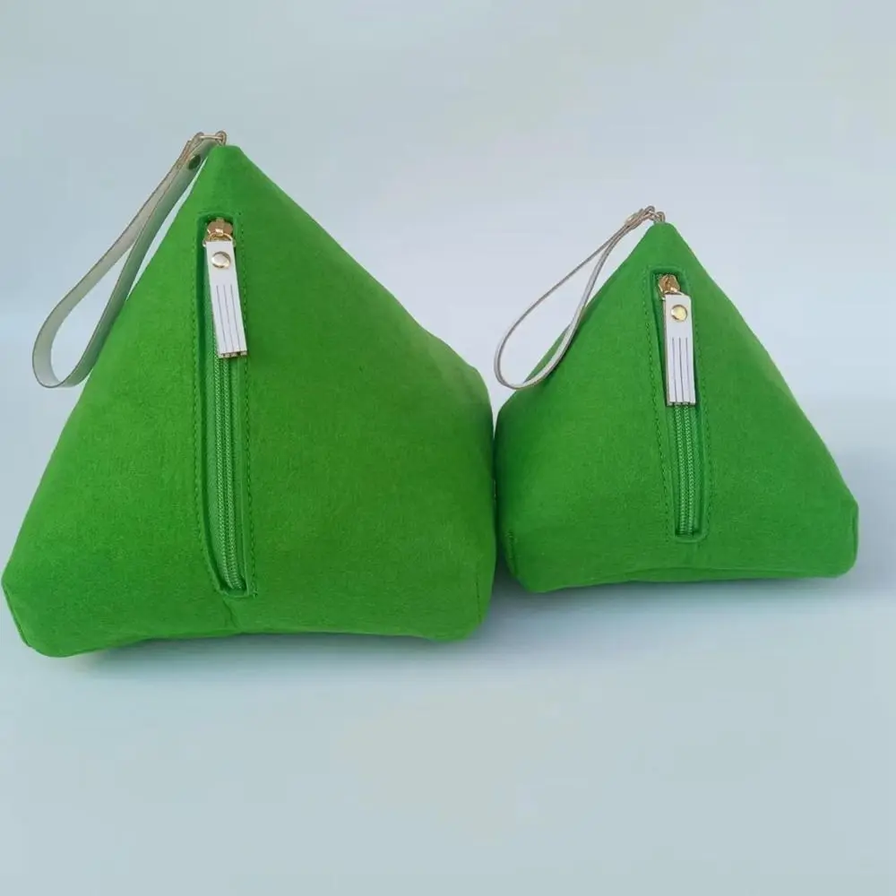 

Portable Casual Dragon Boat Zongzi Packaging Box Handbag Panda Coin Purse Festival Gift Box Felt Bag Women Wallet
