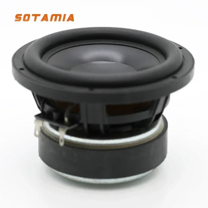 SOTAMIA 1Pcs 4.5 Inch Midrange Woofer Speaker 4 Ohm 35W Audio Speaker Bass Aluminum Low Frequency Loudspeaker for ARCHT ONE