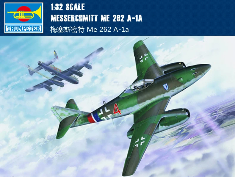 Trumpeter 02235 1/32 Messerchmitt Me 262 A-1A