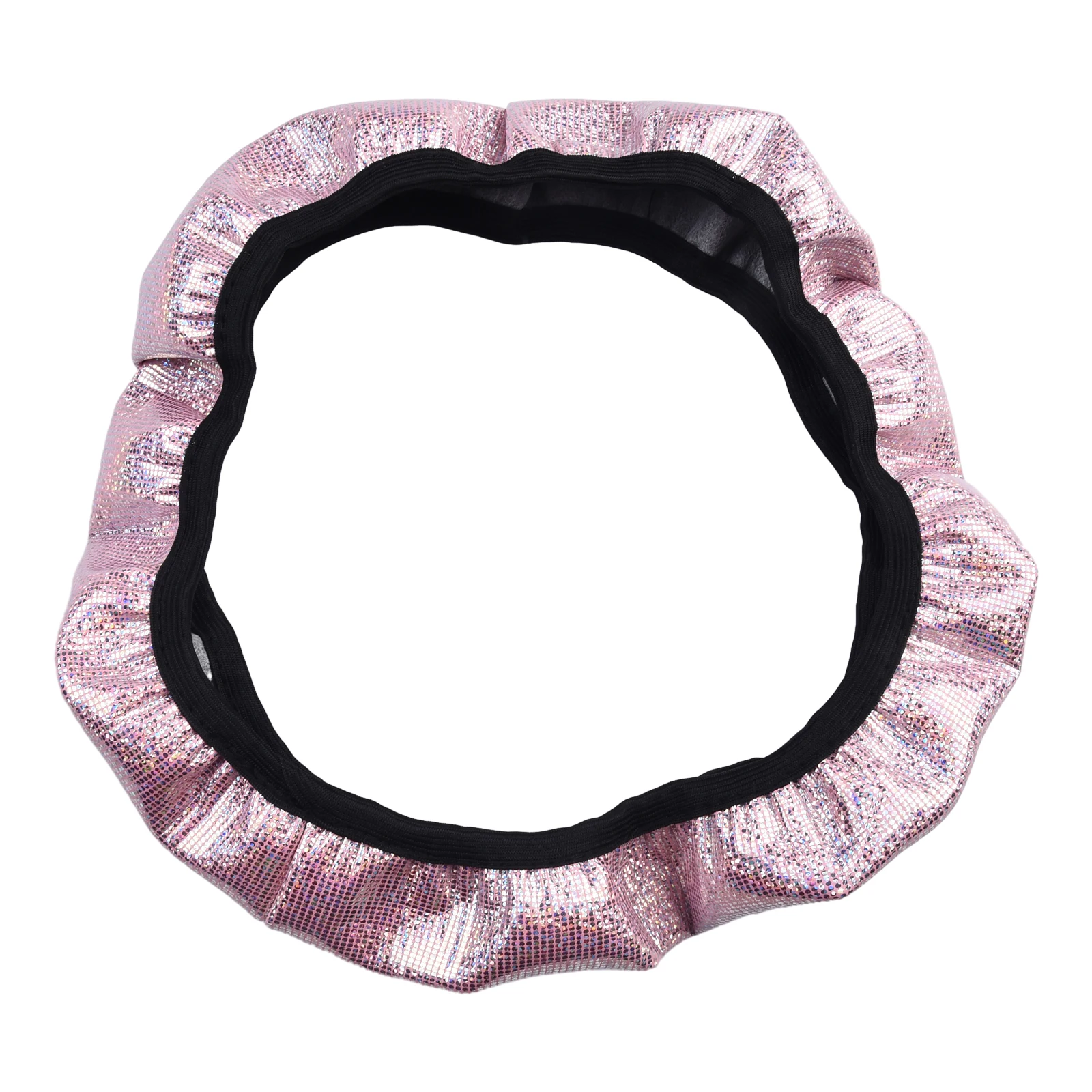 

Handbrake Cover Steering Wheel Cover 1set Pink Shoulder Pads Universal 37-38cm Coasters Four Seasons Universal