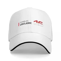 Charles Leclerc F1 Cap Fashion Casual Baseball Caps Adjustable Hat Hip Hop Summer Unisex Baseball Hat Customizable Polychromatic 1