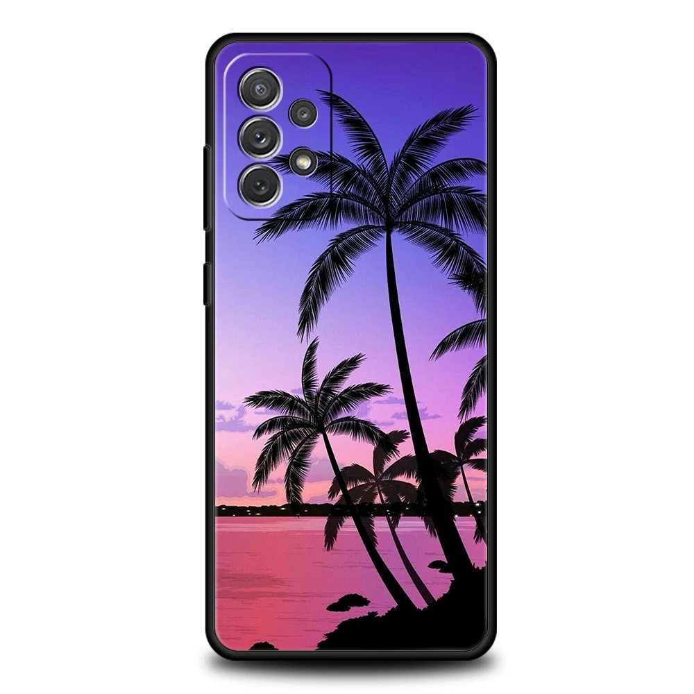 Coconut Tree Design Phone Case - Tropical Style Protective Cover