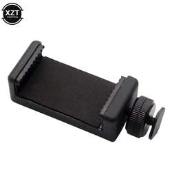Professional 1/4 Phone Clip Holder Flash Hot Shoe Screw Universal Adapter Tripod Mount For DSLR Camera with 1/4