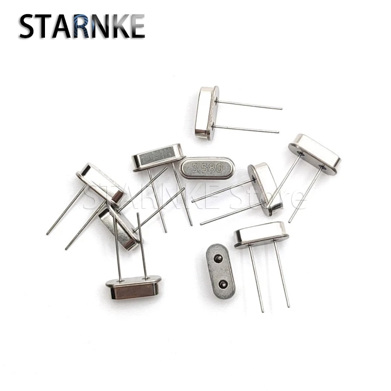 20PCS DIP Passive Crystal Oscillator 3.58M 3.580MHZ 49S 3.58MHZ HC-49S DIP2P