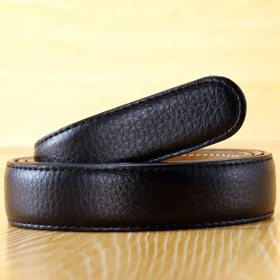 Cinturón Automático Sin Hebilla Para Hombre/mujer - Cuero Genuino, Ancho 3.5 Cm, Estilo Western, Ajuste Fácil