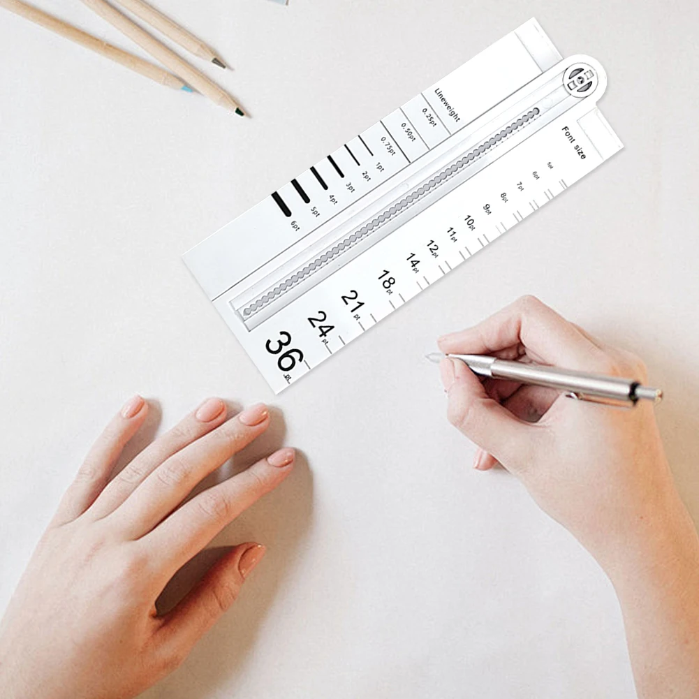 Portable Folding Geometric Drawing Ruler Math Measuring Tool for School Office