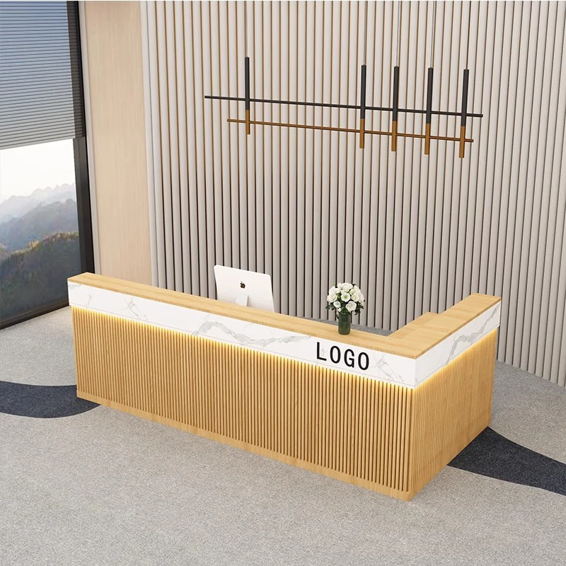 Banchi Reception Moderni Per Saloni Banco Cassa Studio Semplice Pulpiti Armadio Illuminazione Console Bancone Bar Mobili Reception