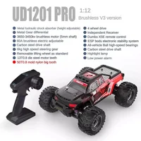 V3 Brushless RC Off Road Vehicle UD1201 PRO 85KM/H Desert Truck 1/12 Four Wheel Drive Big Foot Alloy High Speed Model Car Toy 2