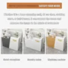 Reception Counter Desk, Modern Retail Counter with Drawers, Front Desk Reception Room Table for Checkout Office/Beauty Salon 5
