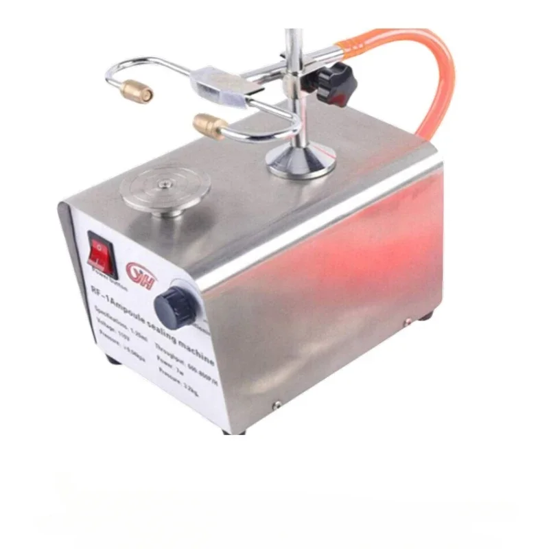 220V 110V Rf-1 Ampoule Fusion Sealing Machine Glass Wire Drawing Machine Oxyhydrogen Flame Bottle Glass Tube Sealing