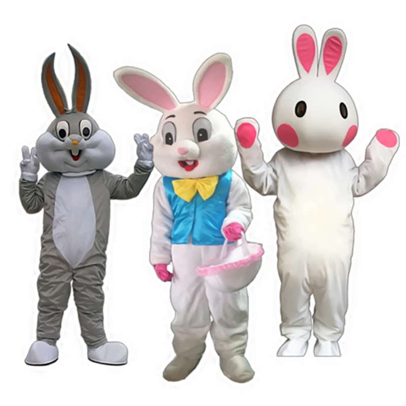 Easter Bunny Mascot Costume Christmas Halloween Walking Performance Props Birthday Party Parent-Child Activities Fun Bunny Costu morticia addams costume