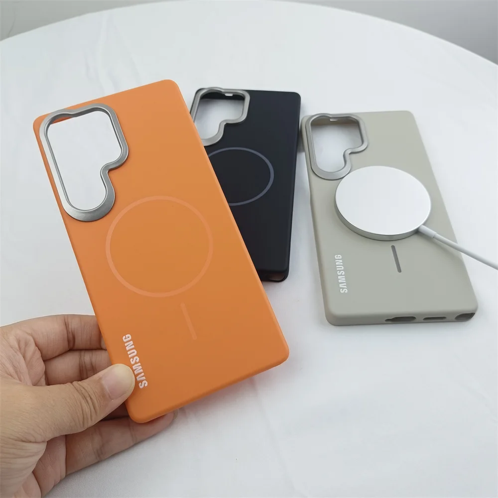 Luxury Skin Feel Matte Magnetic Case - Shockproof Slim Hard PC Cover