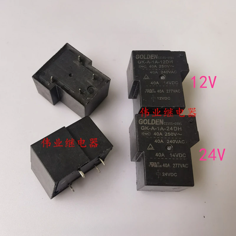 

（Brand-new）1pcs/lot 100% original genuine relay:GK-A-1A-12DH GK-A-1A-24DH 12VDC 24VDC 4pins 40A