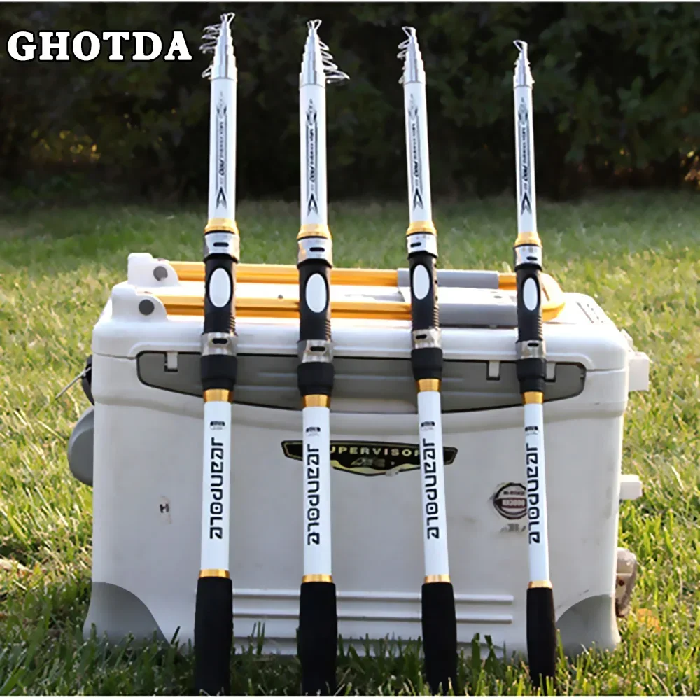 GHOTDA ハード FRP 伸縮スーパーハード伸縮釣竿釣竿 2.1