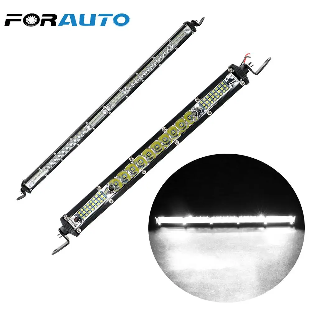 10 20 inch LED Work Flood Driving Light Car Light Bar Offroad Working