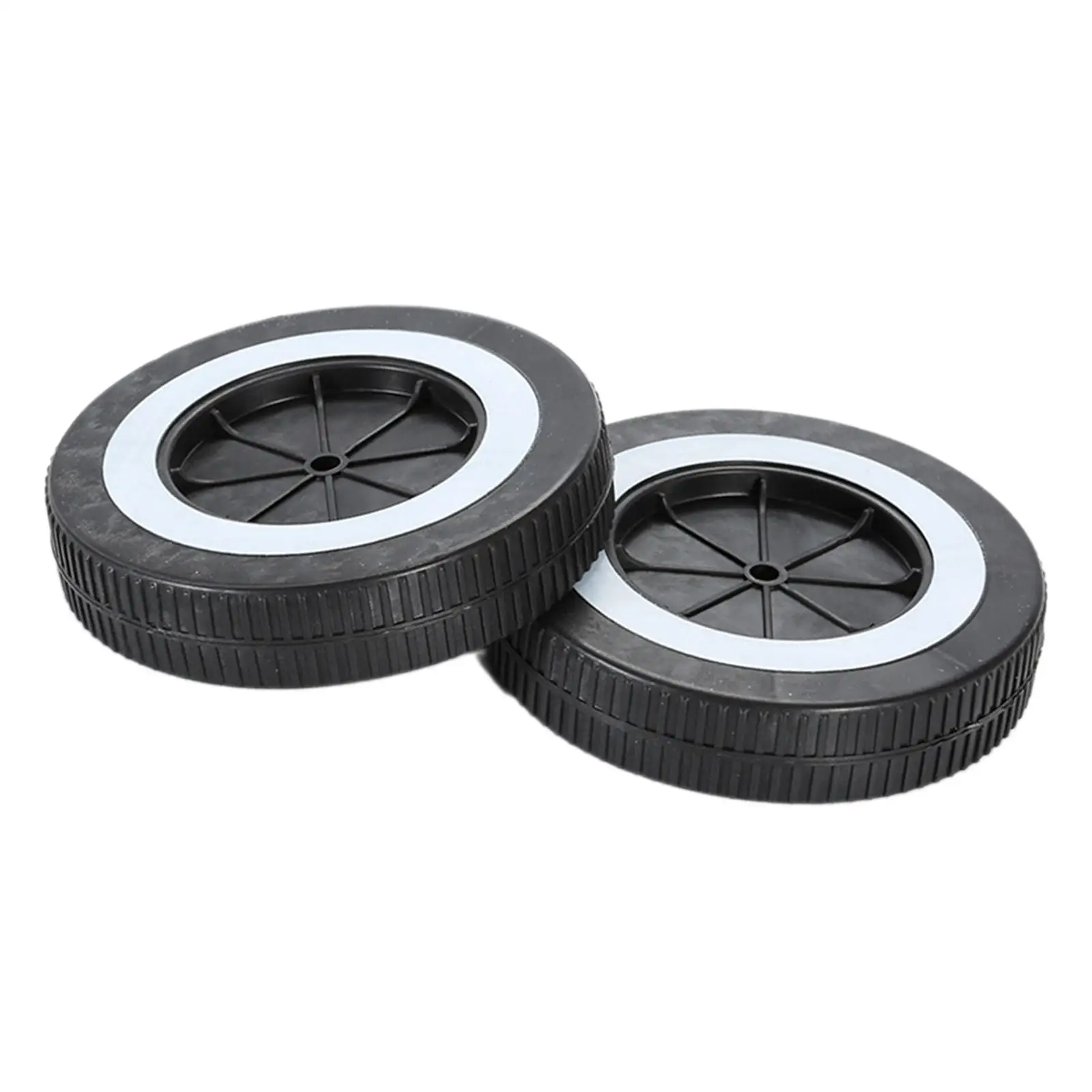 BBQ Wheels Easy to Install Gas Grills Wheels for Barbecue Patio Garden 2x