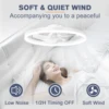 Modern ceiling fan light with remote control and  LED light fan smart silent 6-speed ceiling fan for bedroom and living room 6