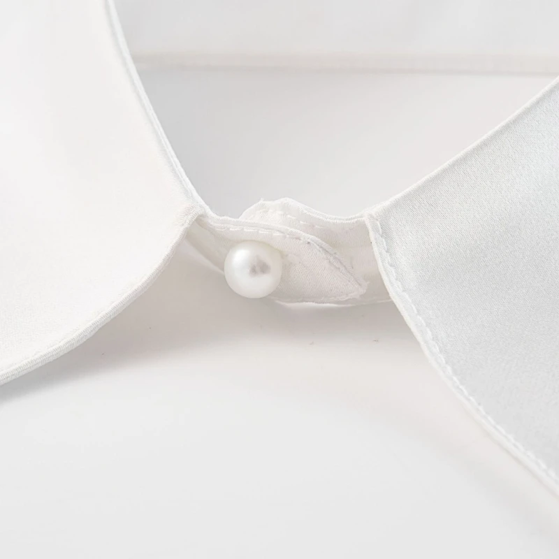 Einzigartige falsche Kragen Casual Decorative Hemd Kleid Halsband Elegantes Handgelenk Manschetten Lappel – Detail 9