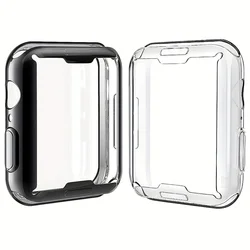 Premium Screen Protector & TPU Bumper Cover for 45mm (Black transparent)